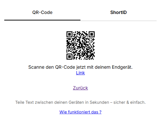 QR-Code Scannen