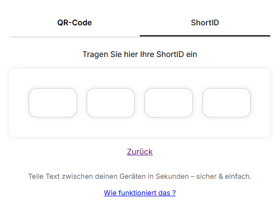 ShortID Interface